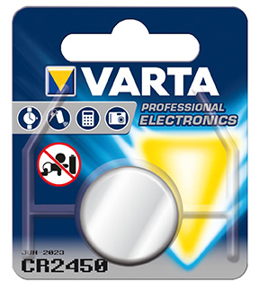 Varta Battery CR2450 3V Litium in the group OTHER BATTERIES / BUTTON CELL BATTERIES at TH Pettersson AB (30-VAR CR2450)